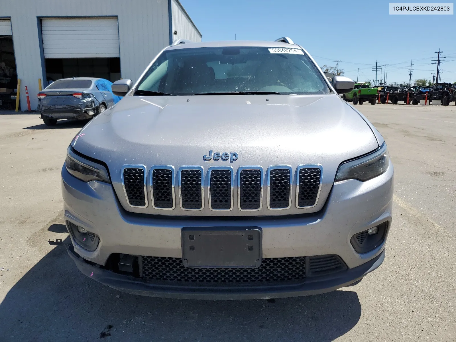 2019 Jeep Cherokee Latitude VIN: 1C4PJLCBXKD242803 Lot: 53848294