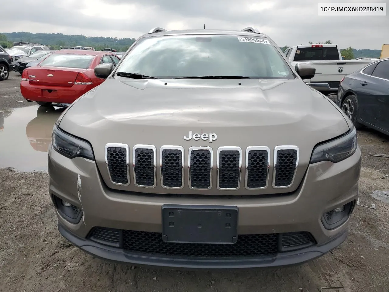 2019 Jeep Cherokee Latitude VIN: 1C4PJMCX6KD288419 Lot: 54696644