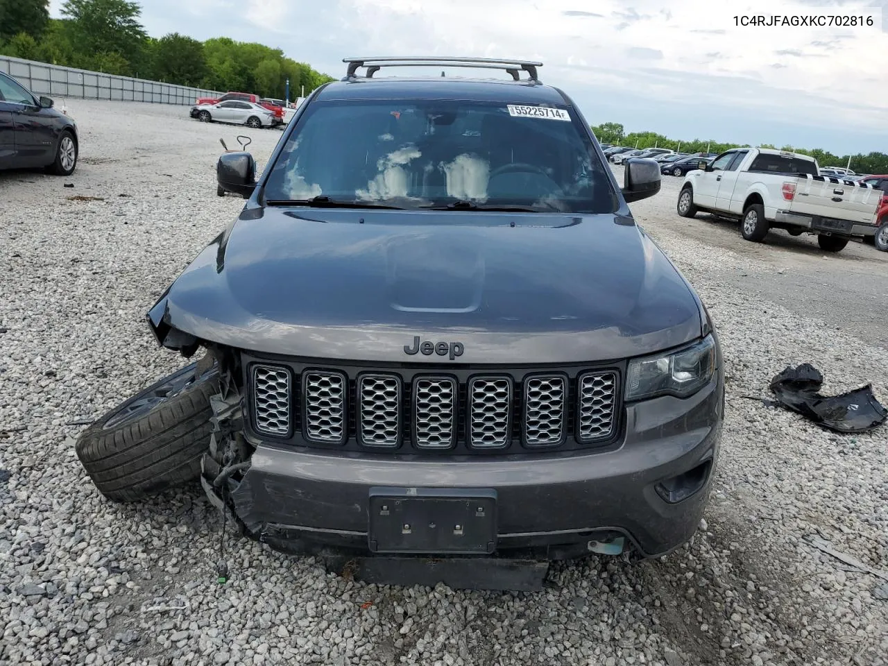 2019 Jeep Grand Cherokee Laredo VIN: 1C4RJFAGXKC702816 Lot: 55225714