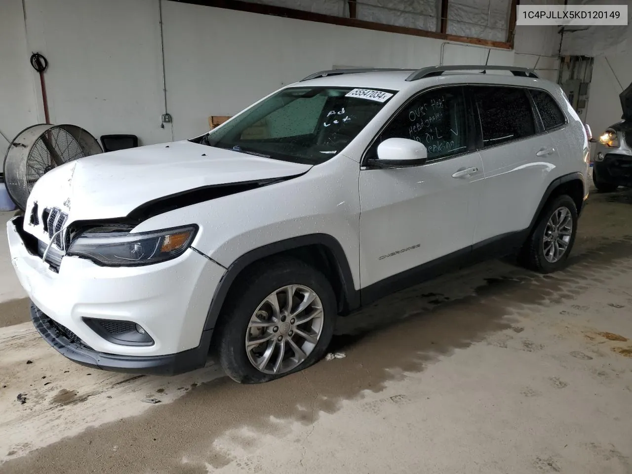 2019 Jeep Cherokee Latitude Plus VIN: 1C4PJLLX5KD120149 Lot: 55547034