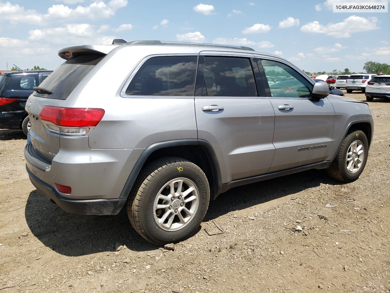 1C4RJFAG3KC648274 2019 Jeep Grand Cherokee Laredo