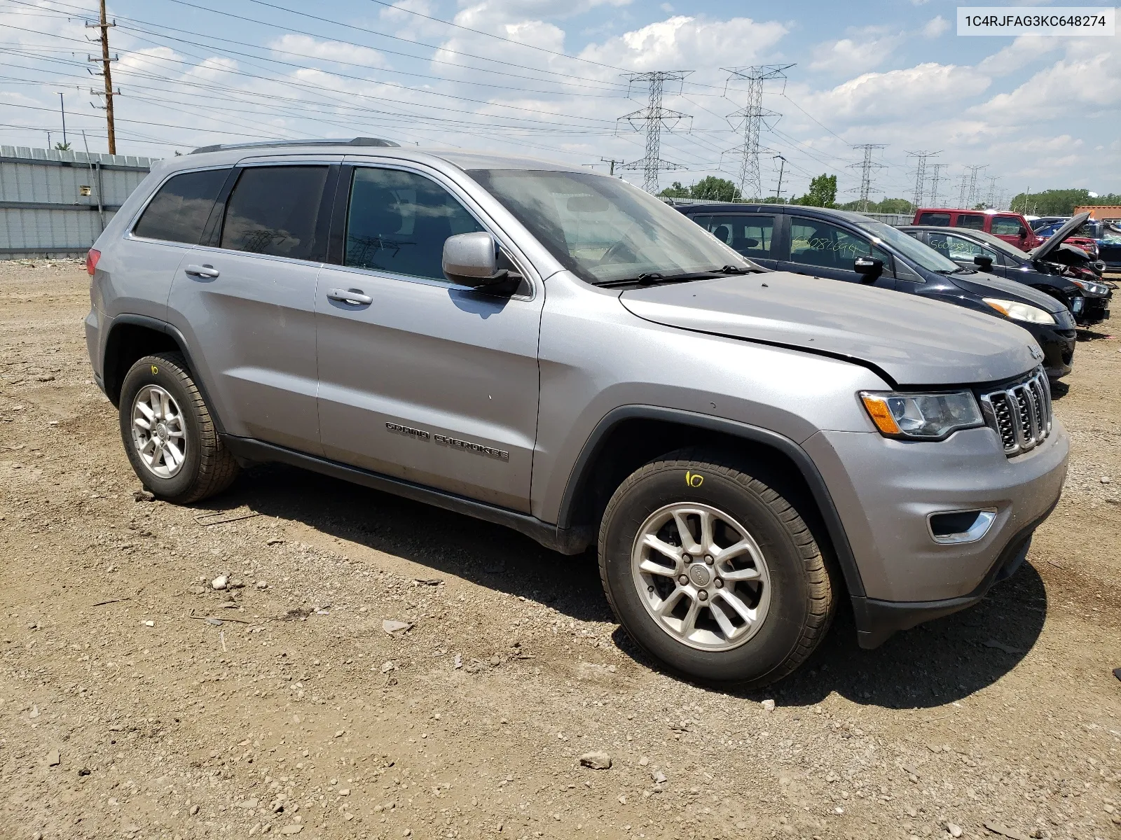 2019 Jeep Grand Cherokee Laredo VIN: 1C4RJFAG3KC648274 Lot: 55815824