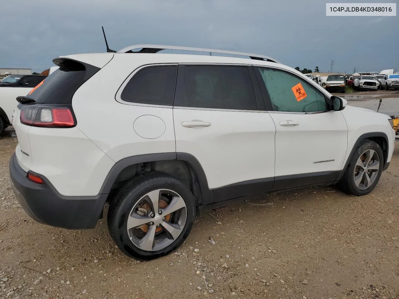 2019 Jeep Cherokee Limited VIN: 1C4PJLDB4KD348016 Lot: 56074194