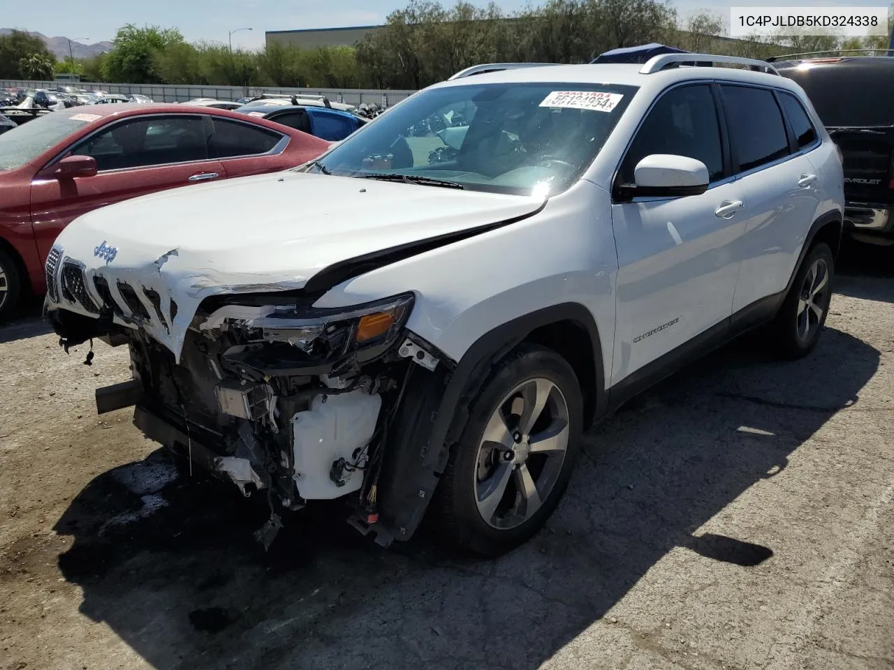 2019 Jeep Cherokee Limited VIN: 1C4PJLDB5KD324338 Lot: 56124954