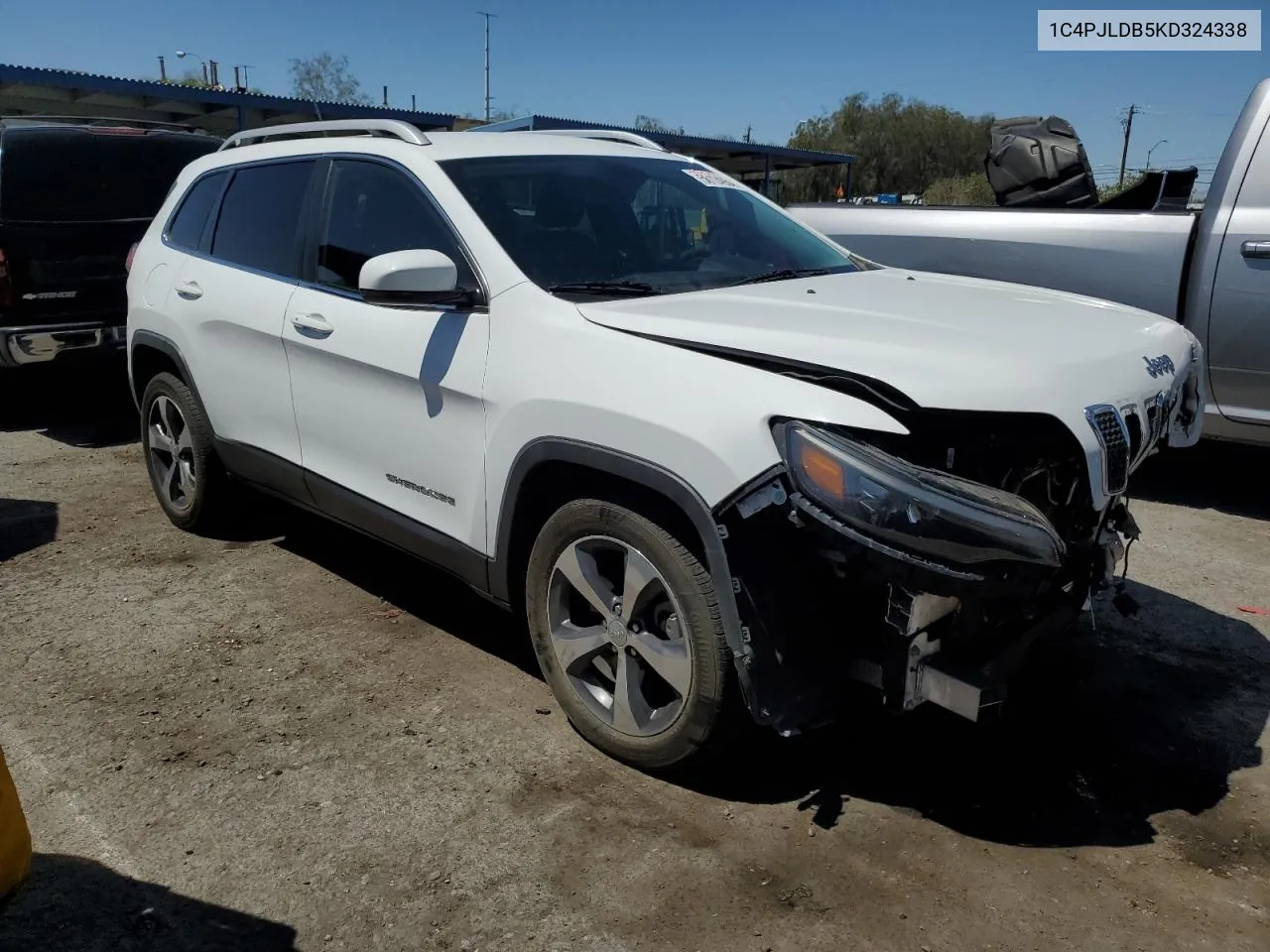 2019 Jeep Cherokee Limited VIN: 1C4PJLDB5KD324338 Lot: 56124954