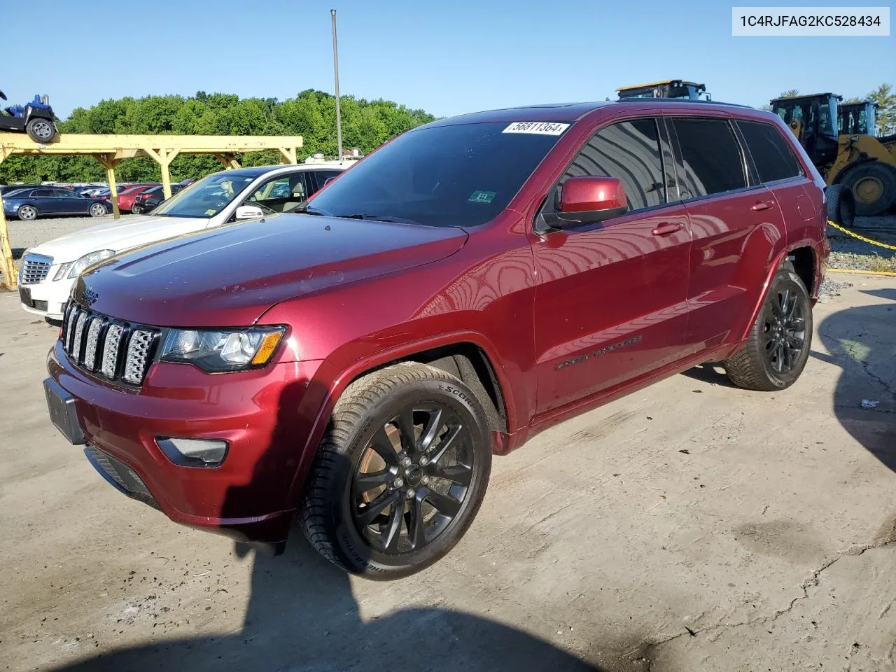 2019 Jeep Grand Cherokee Laredo VIN: 1C4RJFAG2KC528434 Lot: 56811364