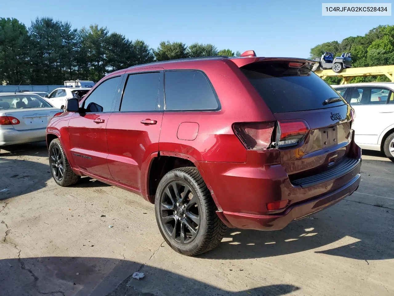 2019 Jeep Grand Cherokee Laredo VIN: 1C4RJFAG2KC528434 Lot: 56811364