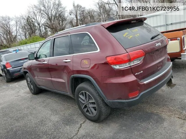 2019 Jeep Grand Cherokee Limited VIN: 1C4RJFBG1KC723956 Lot: 56919974