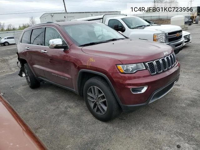 2019 Jeep Grand Cherokee Limited VIN: 1C4RJFBG1KC723956 Lot: 56919974