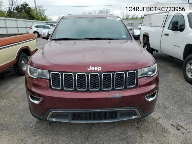 2019 Jeep Grand Cherokee Limited VIN: 1C4RJFBG1KC723956 Lot: 56919974