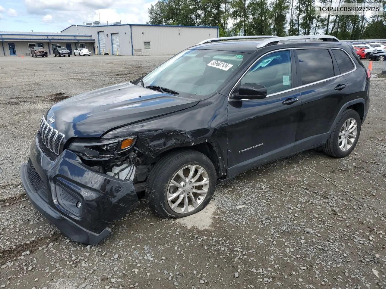 2019 Jeep Cherokee Latitude VIN: 1C4PJLCB5KD273425 Lot: 56968104