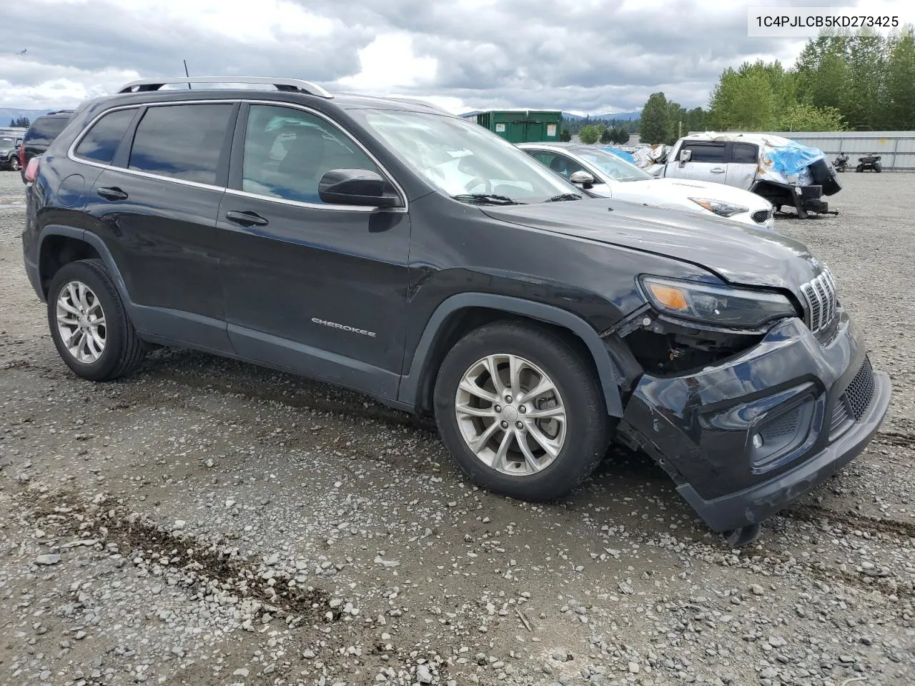 2019 Jeep Cherokee Latitude VIN: 1C4PJLCB5KD273425 Lot: 56968104