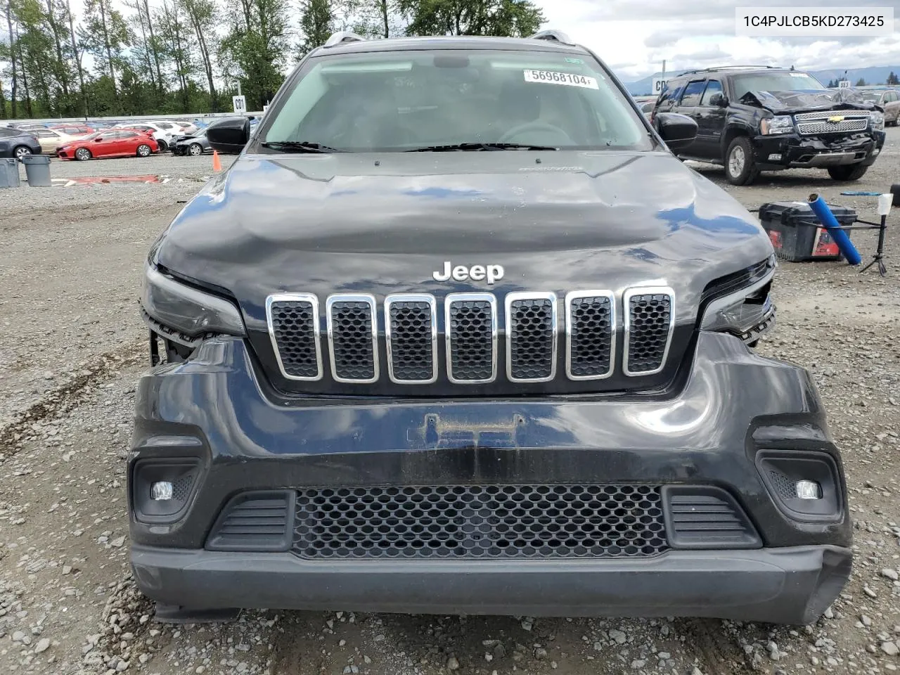 1C4PJLCB5KD273425 2019 Jeep Cherokee Latitude