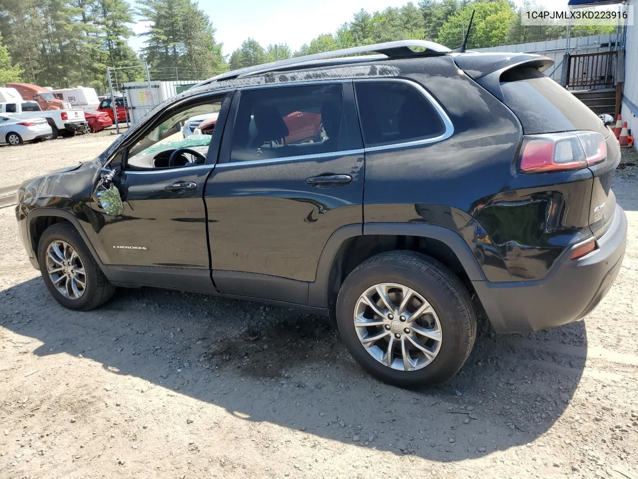 2019 Jeep Cherokee Latitude Plus VIN: 1C4PJMLX3KD223916 Lot: 57085134