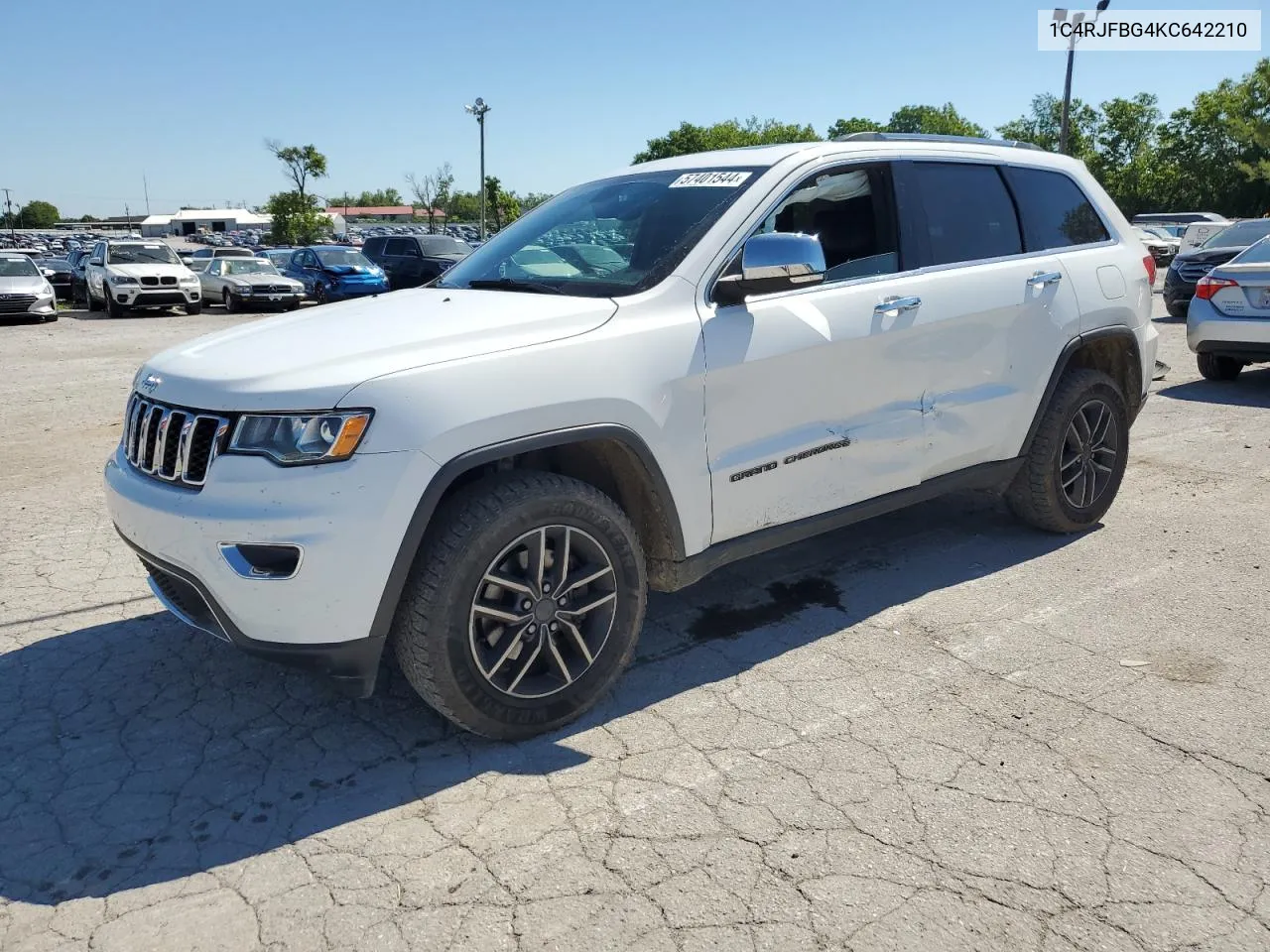 2019 Jeep Grand Cherokee Limited VIN: 1C4RJFBG4KC642210 Lot: 57401544