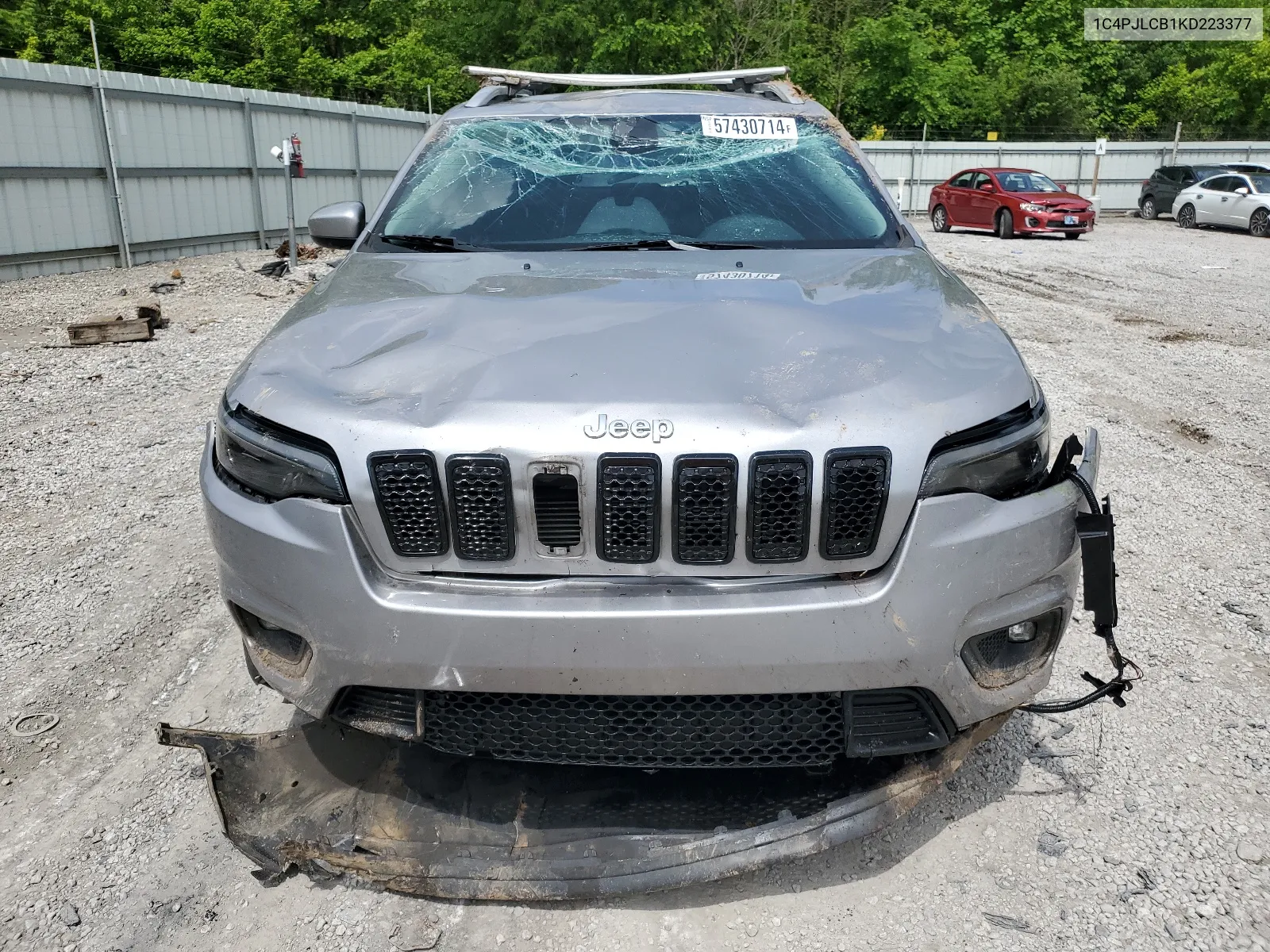 2019 Jeep Cherokee Latitude VIN: 1C4PJLCB1KD223377 Lot: 57430714