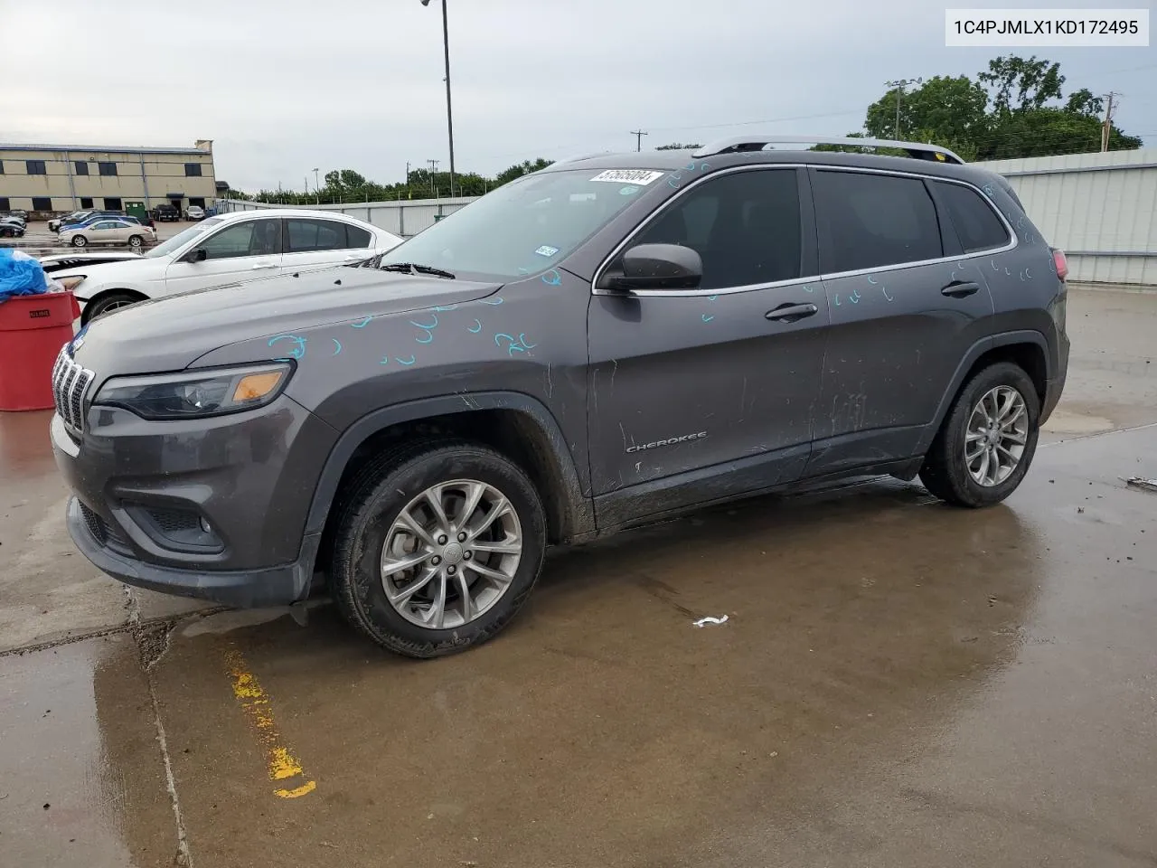 2019 Jeep Cherokee Latitude Plus VIN: 1C4PJMLX1KD172495 Lot: 57505004