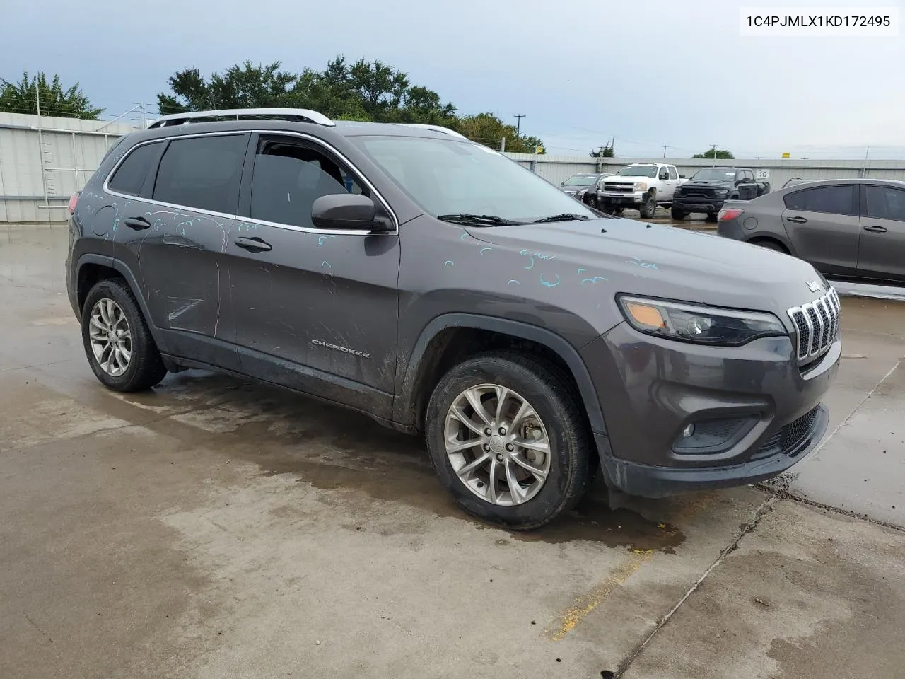 2019 Jeep Cherokee Latitude Plus VIN: 1C4PJMLX1KD172495 Lot: 57505004