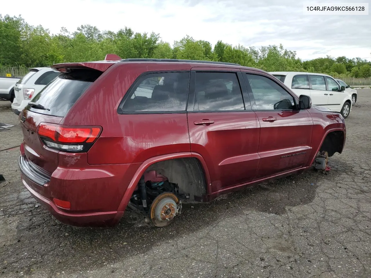 2019 Jeep Grand Cherokee Laredo VIN: 1C4RJFAG9KC566128 Lot: 57624284