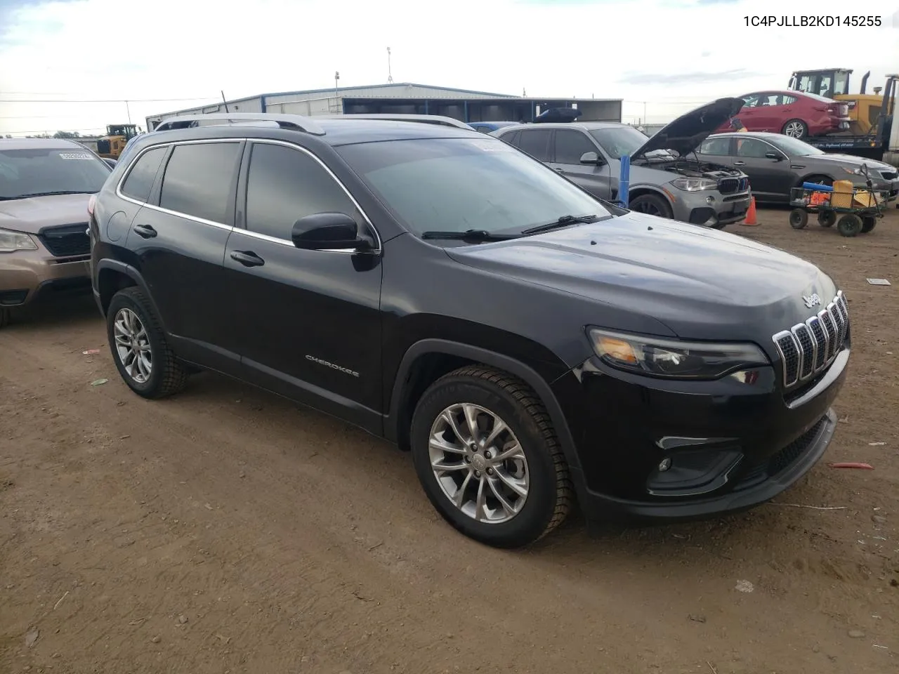 2019 Jeep Cherokee Latitude Plus VIN: 1C4PJLLB2KD145255 Lot: 58250514