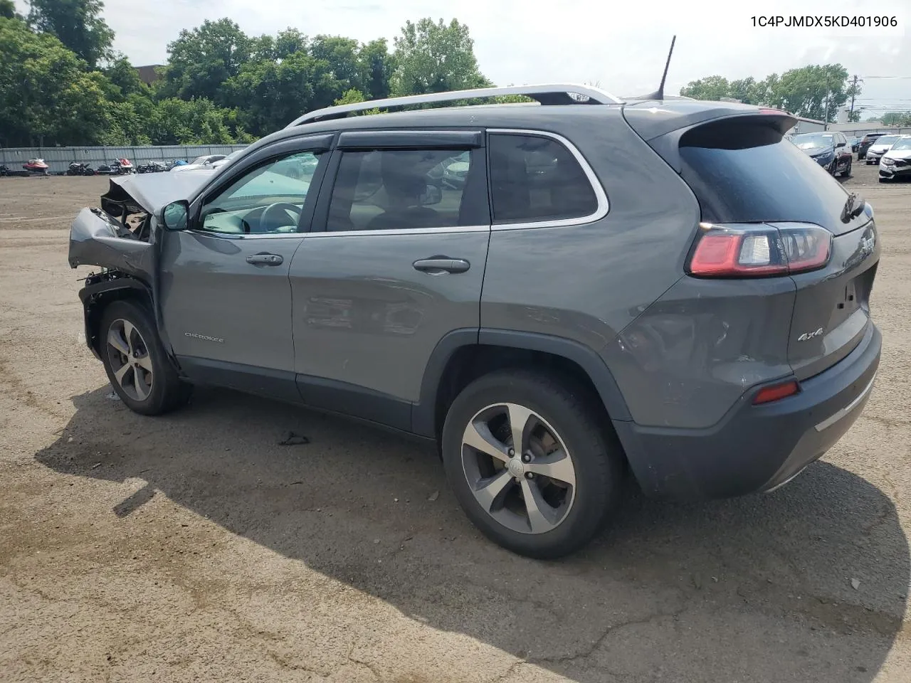 2019 Jeep Cherokee Limited VIN: 1C4PJMDX5KD401906 Lot: 58433924