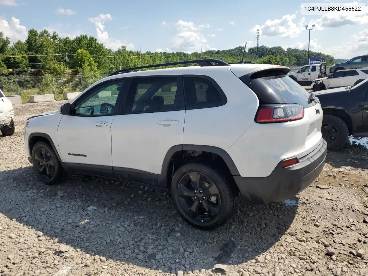 2019 Jeep Cherokee Latitude Plus VIN: 1C4PJLLB8KD455622 Lot: 59082894