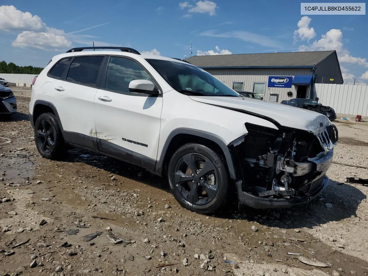 2019 Jeep Cherokee Latitude Plus VIN: 1C4PJLLB8KD455622 Lot: 59082894