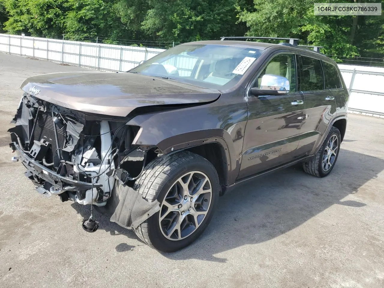 2019 Jeep Grand Cherokee Overland VIN: 1C4RJFCG8KC786339 Lot: 59220694