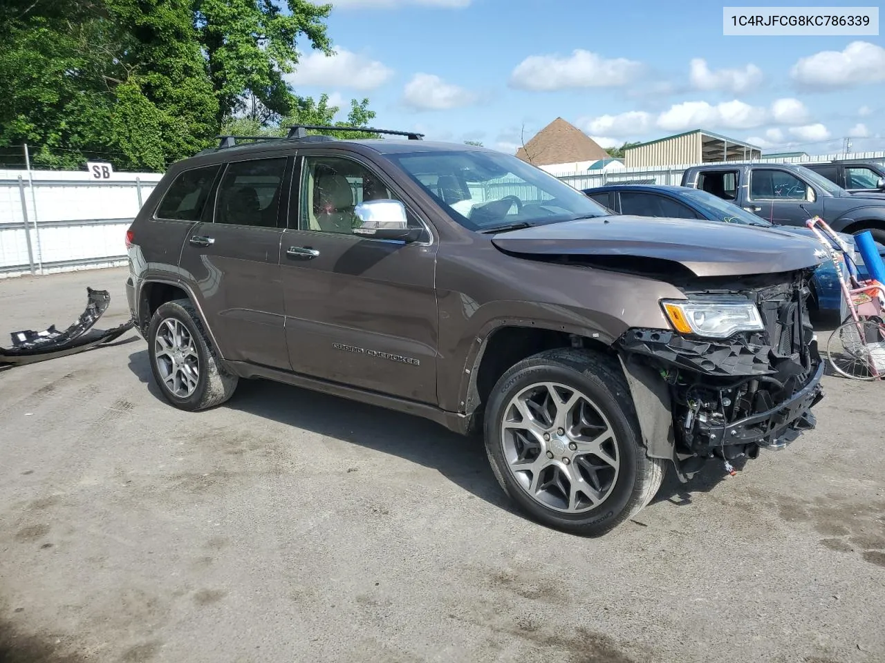 2019 Jeep Grand Cherokee Overland VIN: 1C4RJFCG8KC786339 Lot: 59220694