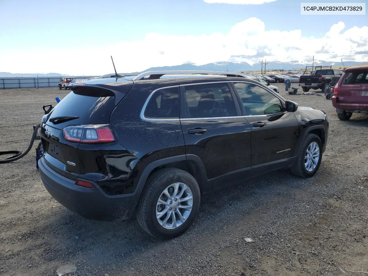 2019 Jeep Cherokee Latitude VIN: 1C4PJMCB2KD473829 Lot: 59252434