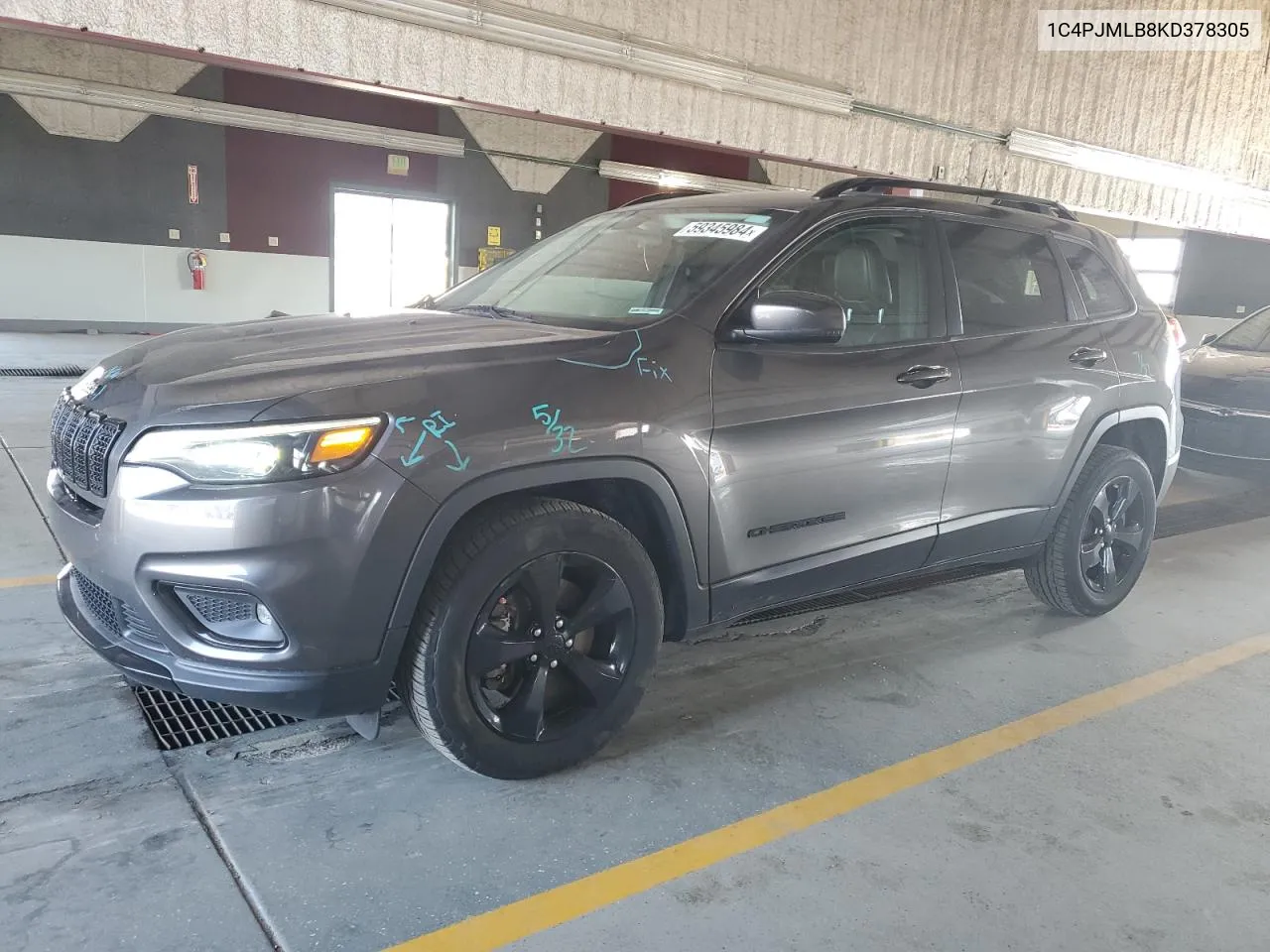 2019 Jeep Cherokee Latitude Plus VIN: 1C4PJMLB8KD378305 Lot: 59345984