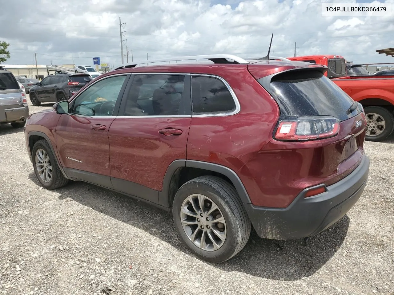 2019 Jeep Cherokee Latitude Plus VIN: 1C4PJLLB0KD366479 Lot: 59435454