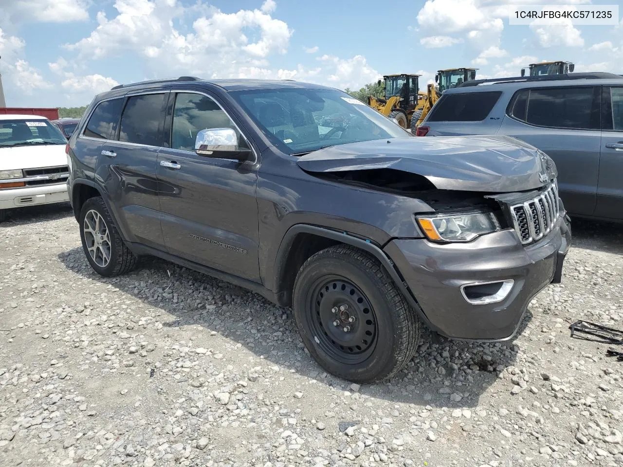 2019 Jeep Grand Cherokee Limited VIN: 1C4RJFBG4KC571235 Lot: 59530084