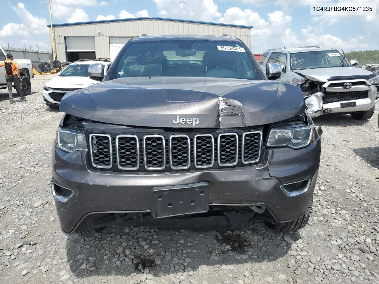 2019 Jeep Grand Cherokee Limited VIN: 1C4RJFBG4KC571235 Lot: 59530084