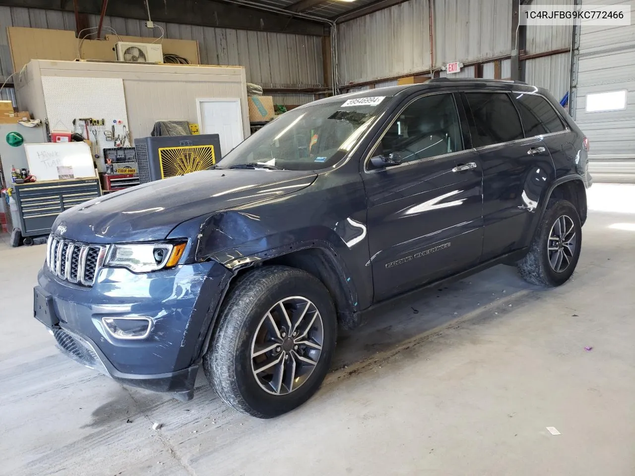 2019 Jeep Grand Cherokee Limited VIN: 1C4RJFBG9KC772466 Lot: 59546994