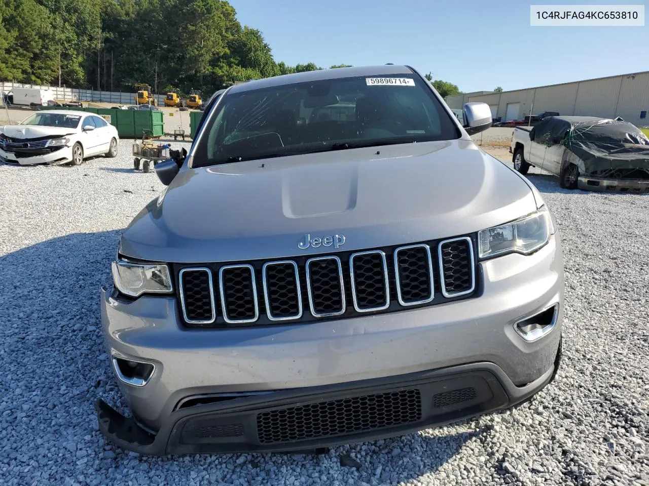 2019 Jeep Grand Cherokee Laredo VIN: 1C4RJFAG4KC653810 Lot: 59896714