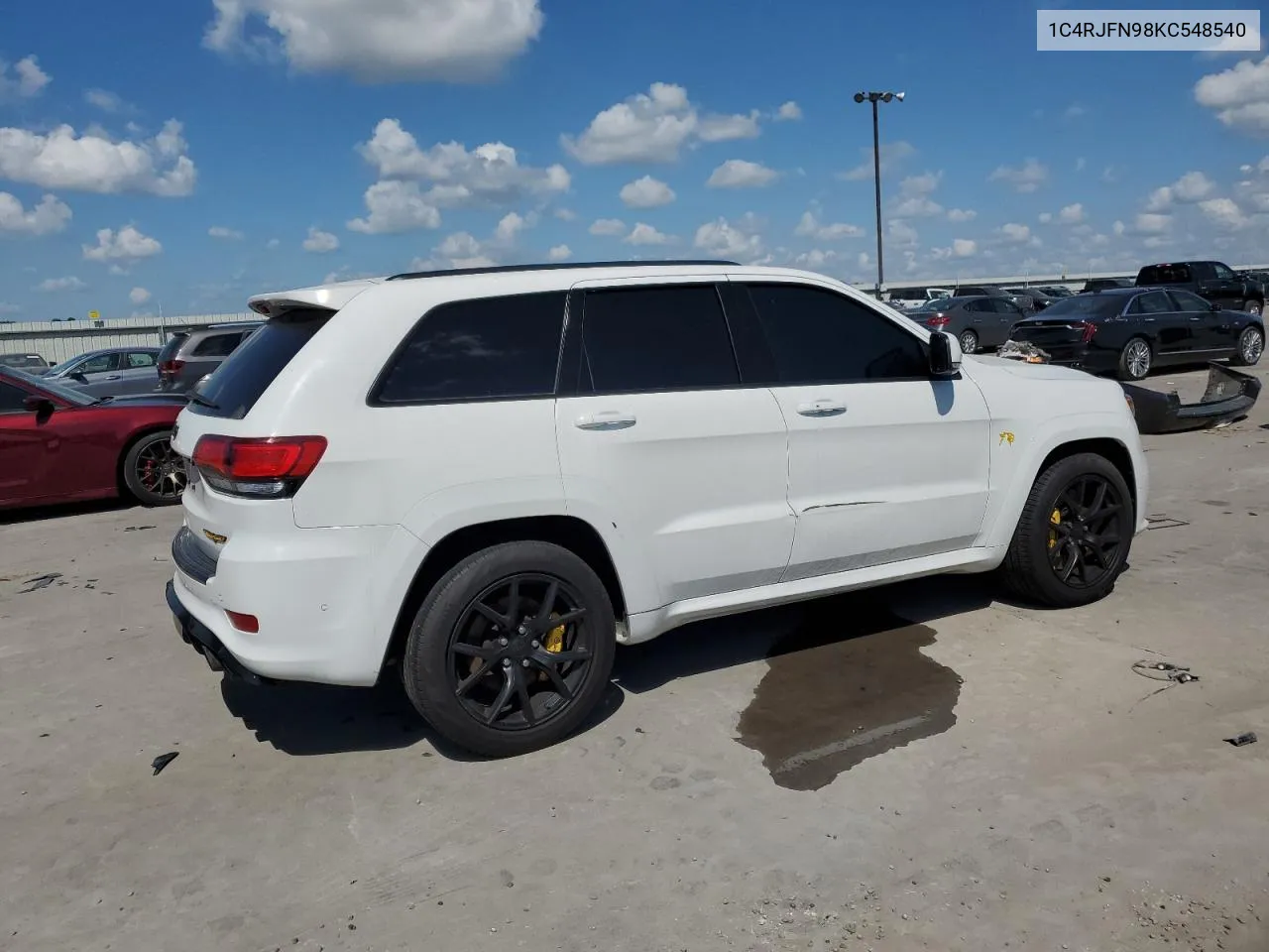 2019 Jeep Grand Cherokee Trackhawk VIN: 1C4RJFN98KC548540 Lot: 59907174