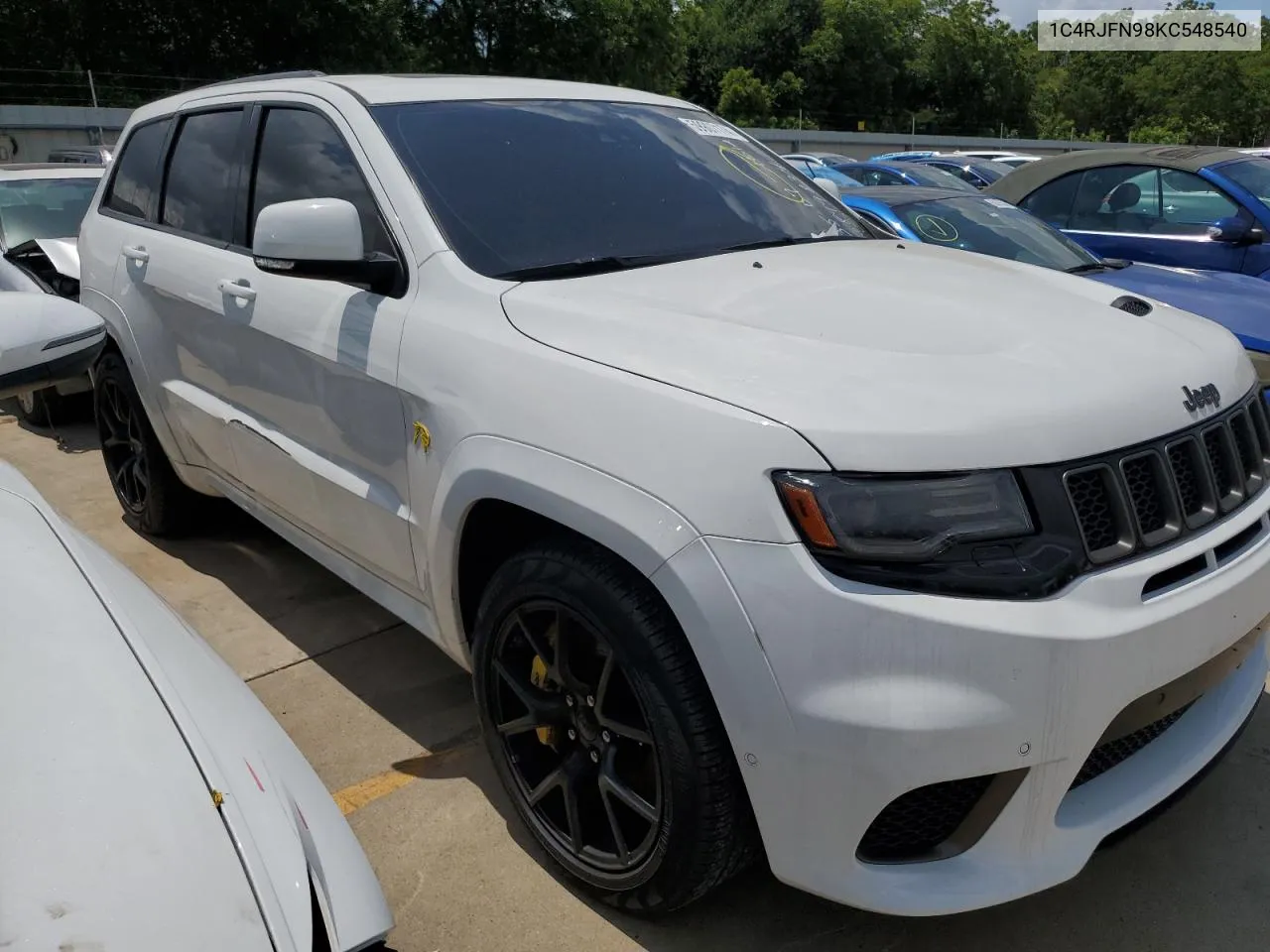 2019 Jeep Grand Cherokee Trackhawk VIN: 1C4RJFN98KC548540 Lot: 59907174