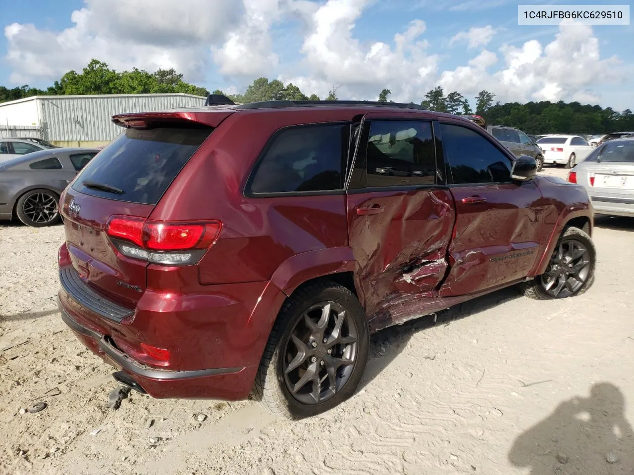 2019 Jeep Grand Cherokee Limited VIN: 1C4RJFBG6KC629510 Lot: 60084964