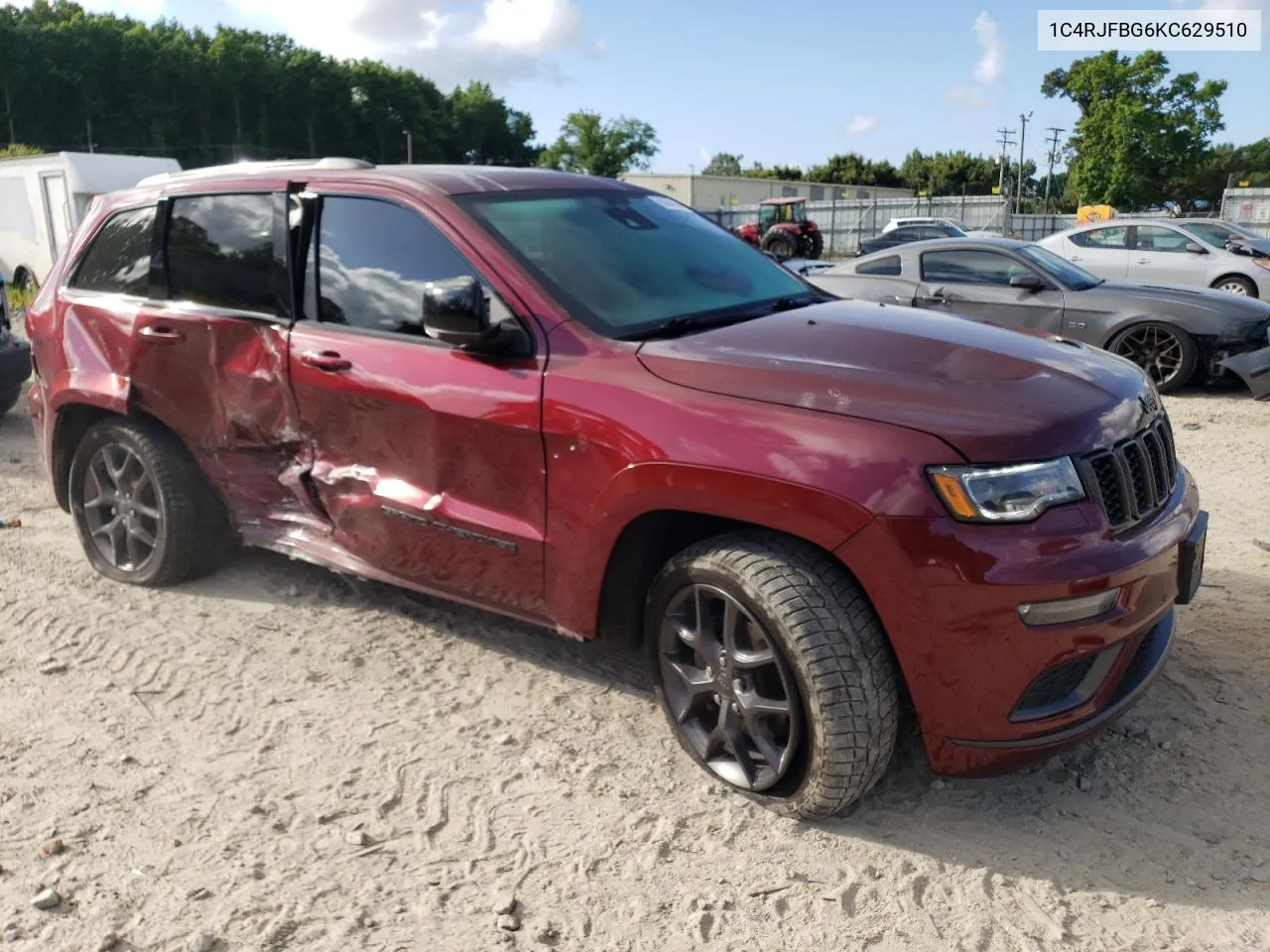 2019 Jeep Grand Cherokee Limited VIN: 1C4RJFBG6KC629510 Lot: 60084964