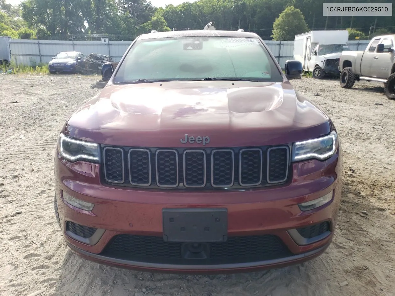 2019 Jeep Grand Cherokee Limited VIN: 1C4RJFBG6KC629510 Lot: 60084964