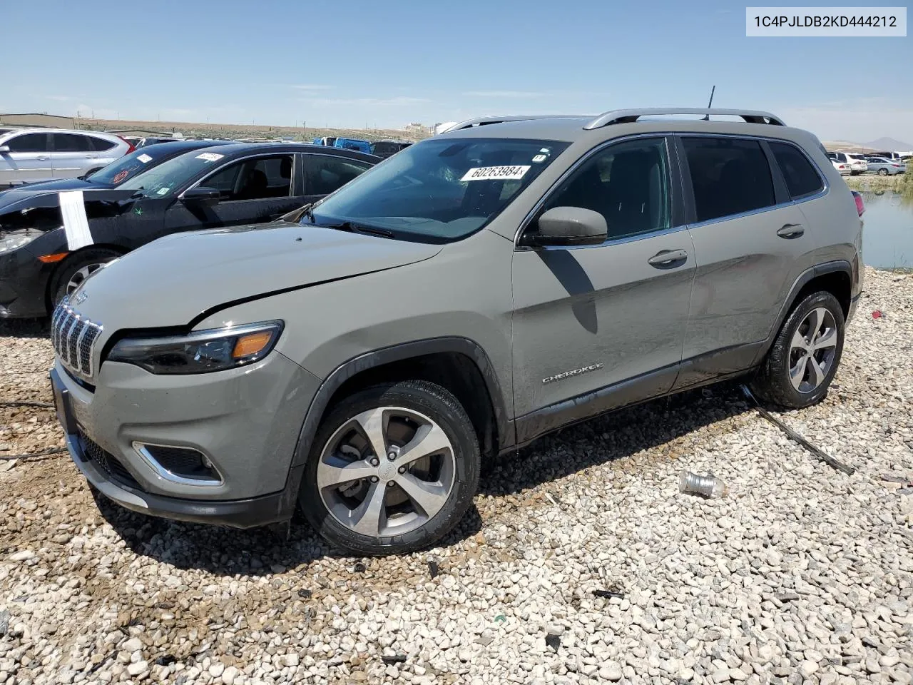 1C4PJLDB2KD444212 2019 Jeep Cherokee Limited