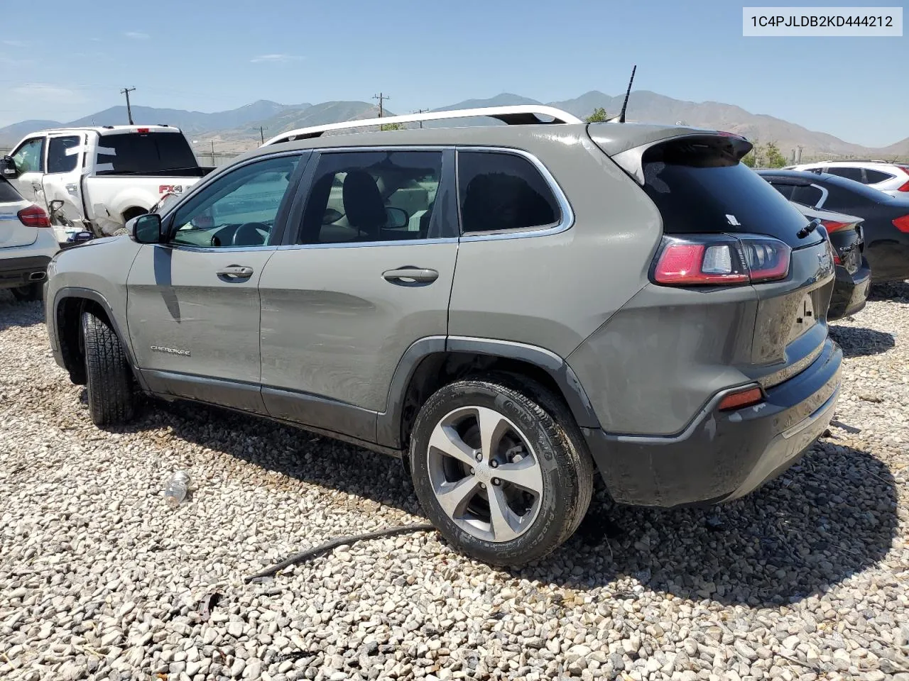 1C4PJLDB2KD444212 2019 Jeep Cherokee Limited