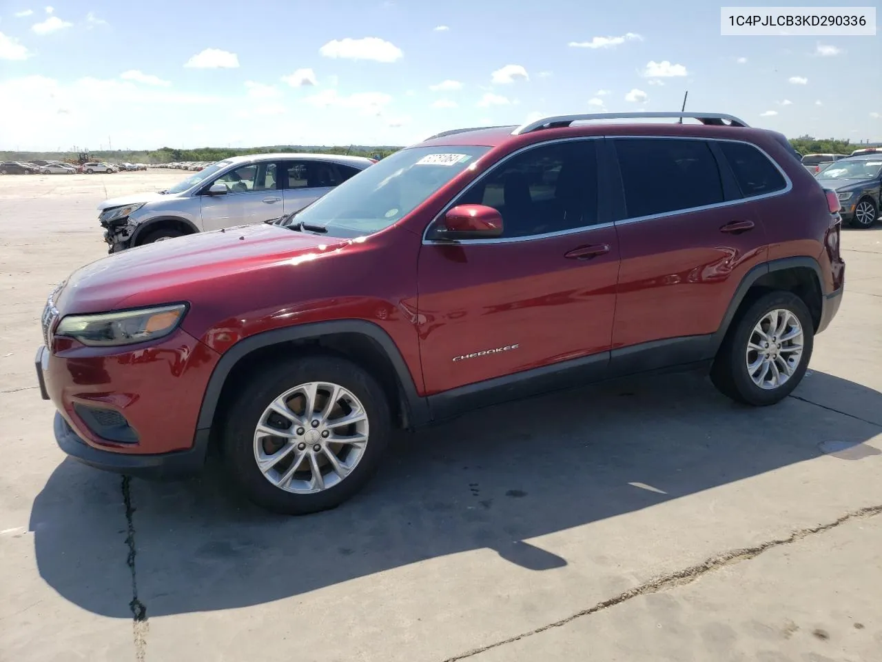 2019 Jeep Cherokee Latitude VIN: 1C4PJLCB3KD290336 Lot: 60751064