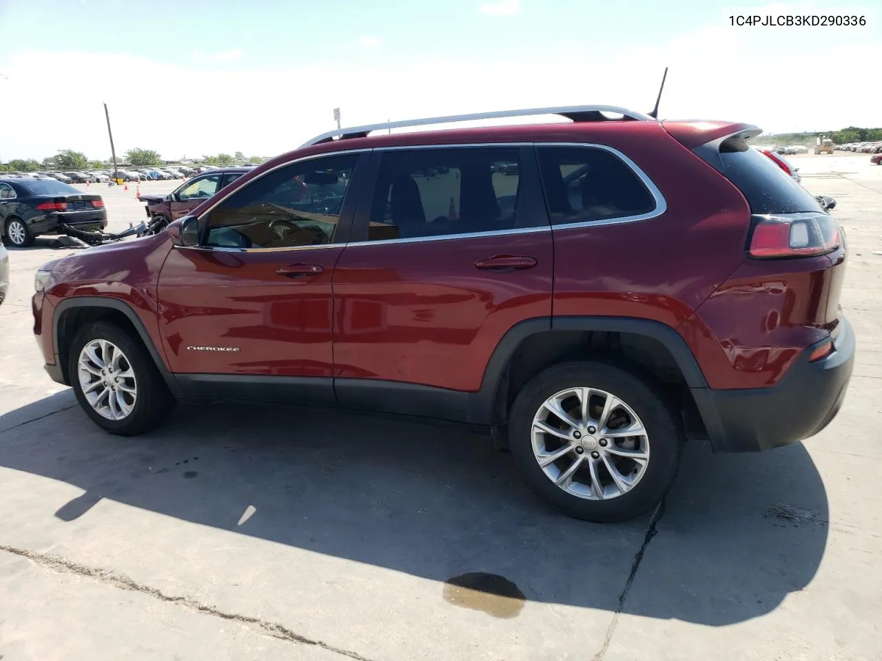 2019 Jeep Cherokee Latitude VIN: 1C4PJLCB3KD290336 Lot: 60751064