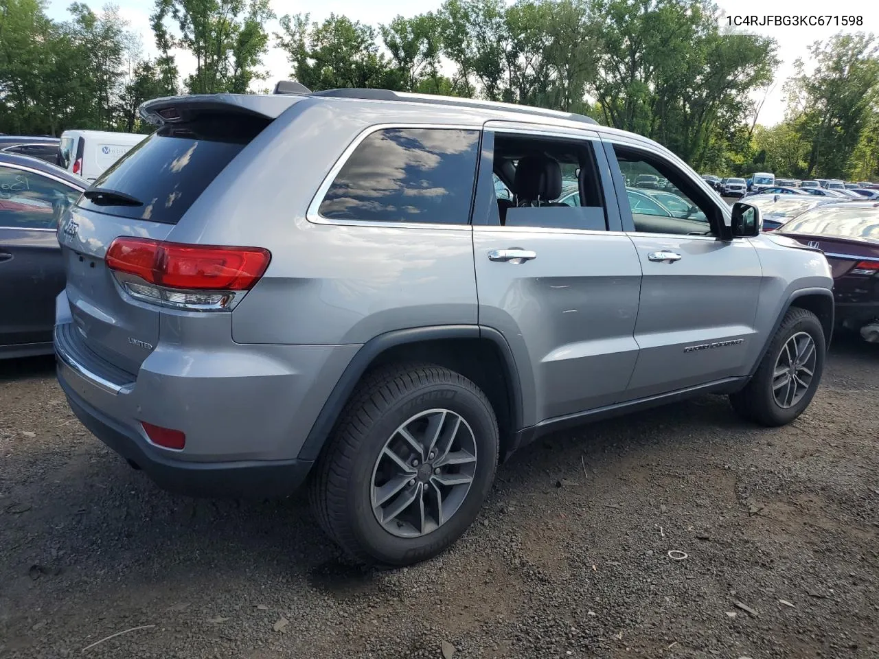 2019 Jeep Grand Cherokee Limited VIN: 1C4RJFBG3KC671598 Lot: 61121794