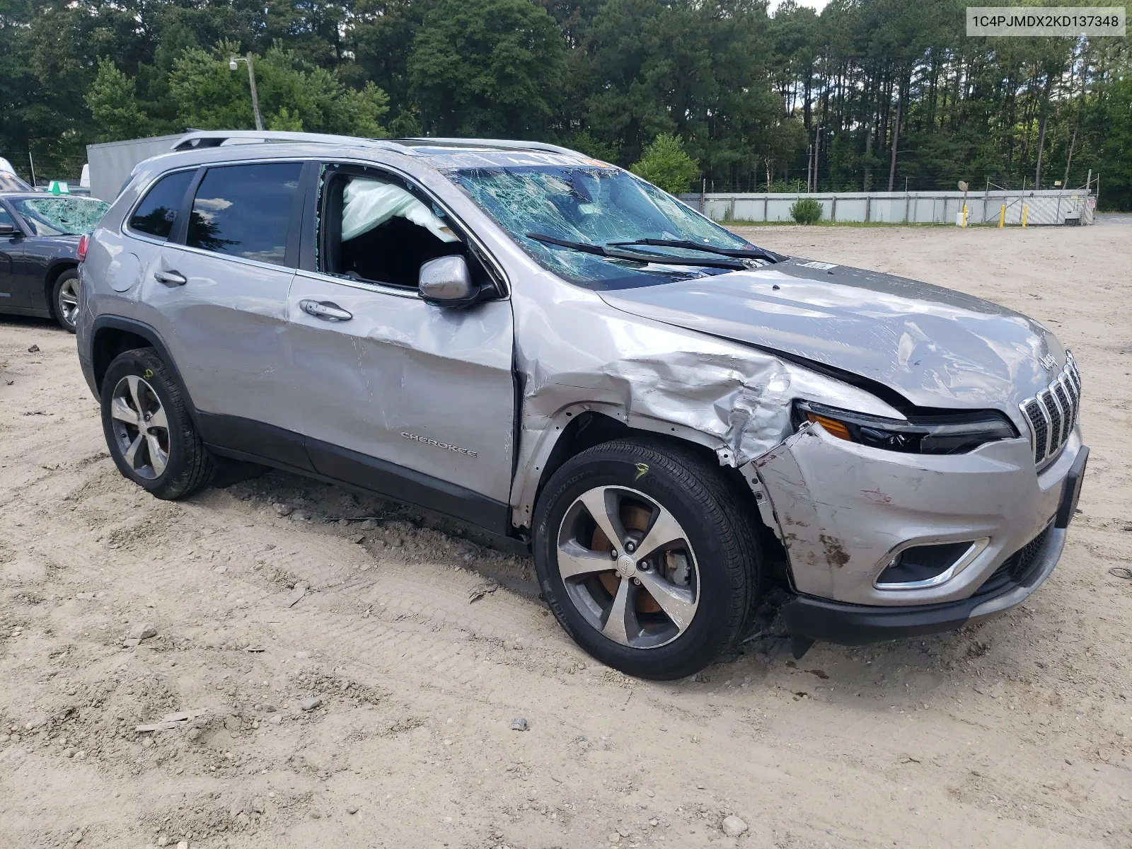 2019 Jeep Cherokee Limited VIN: 1C4PJMDX2KD137348 Lot: 61388614