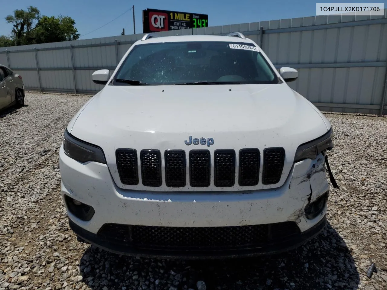 2019 Jeep Cherokee Latitude Plus VIN: 1C4PJLLX2KD171706 Lot: 61409264