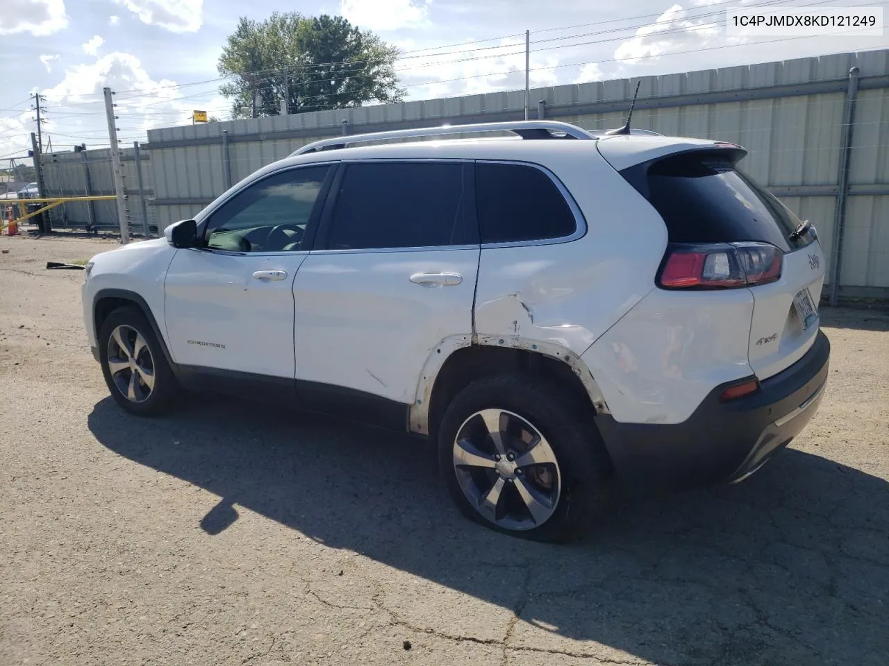 2019 Jeep Cherokee Limited VIN: 1C4PJMDX8KD121249 Lot: 61421084