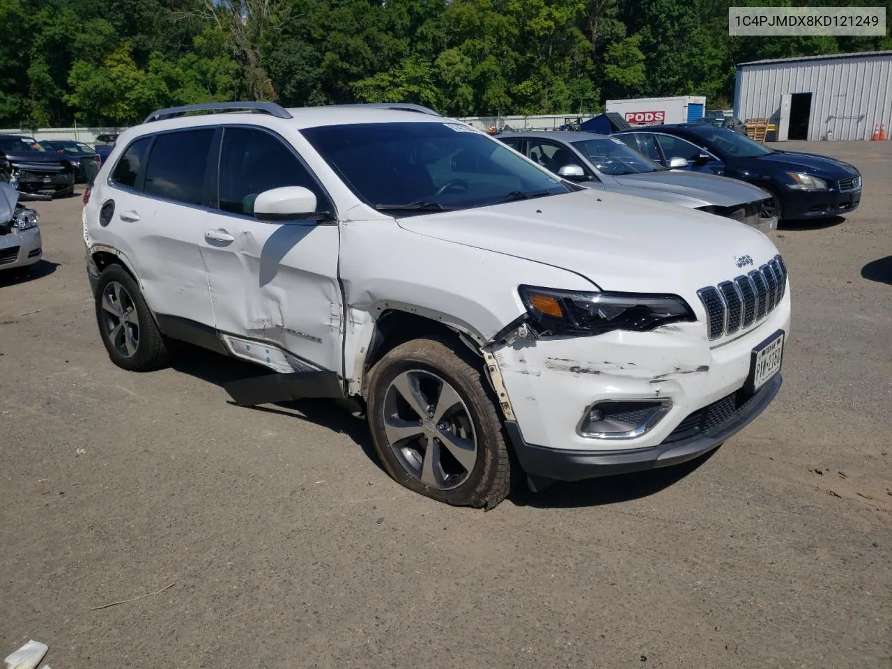 2019 Jeep Cherokee Limited VIN: 1C4PJMDX8KD121249 Lot: 61421084